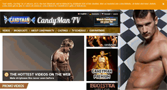 Desktop Screenshot of candymantv.com